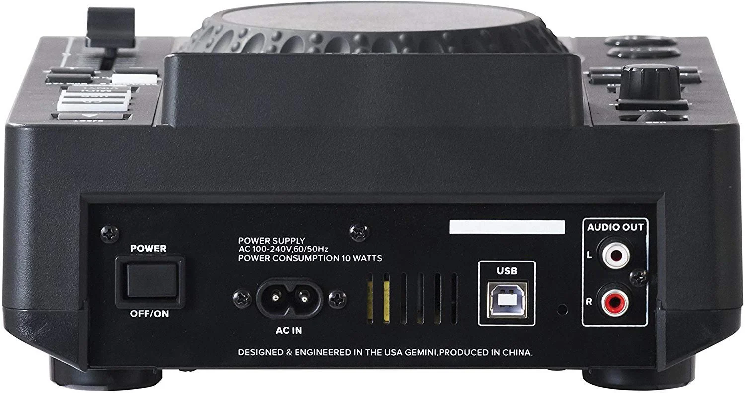 Gemini MDJ-600 Professional DJ CD USB Media Player with Touch Platter - Image 4