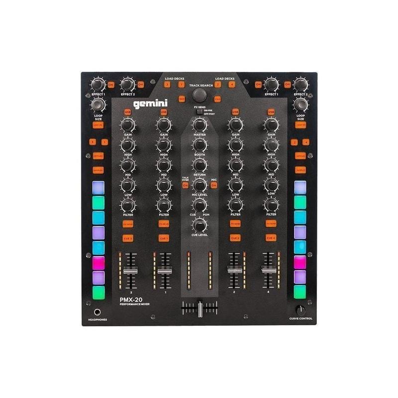 PMX-20 Professional 4-Channel DJ Mixer MIDI Controller - Image 3