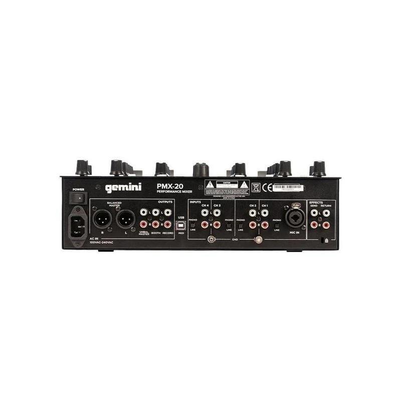 PMX-20 Professional 4-Channel DJ Mixer MIDI Controller - Image 4